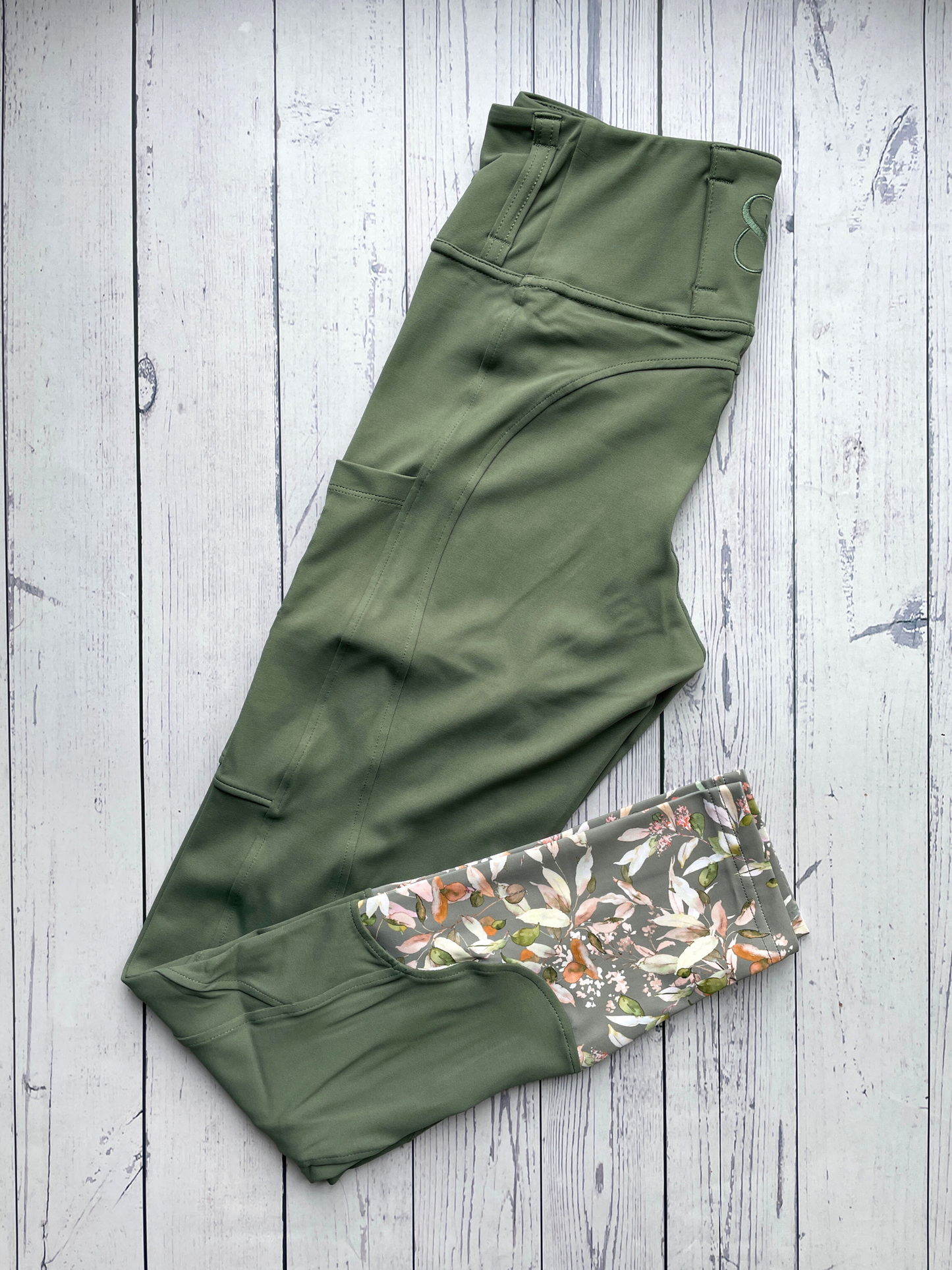 Olive Garden Riding Standard Leggings/Tights (Non Silicone)