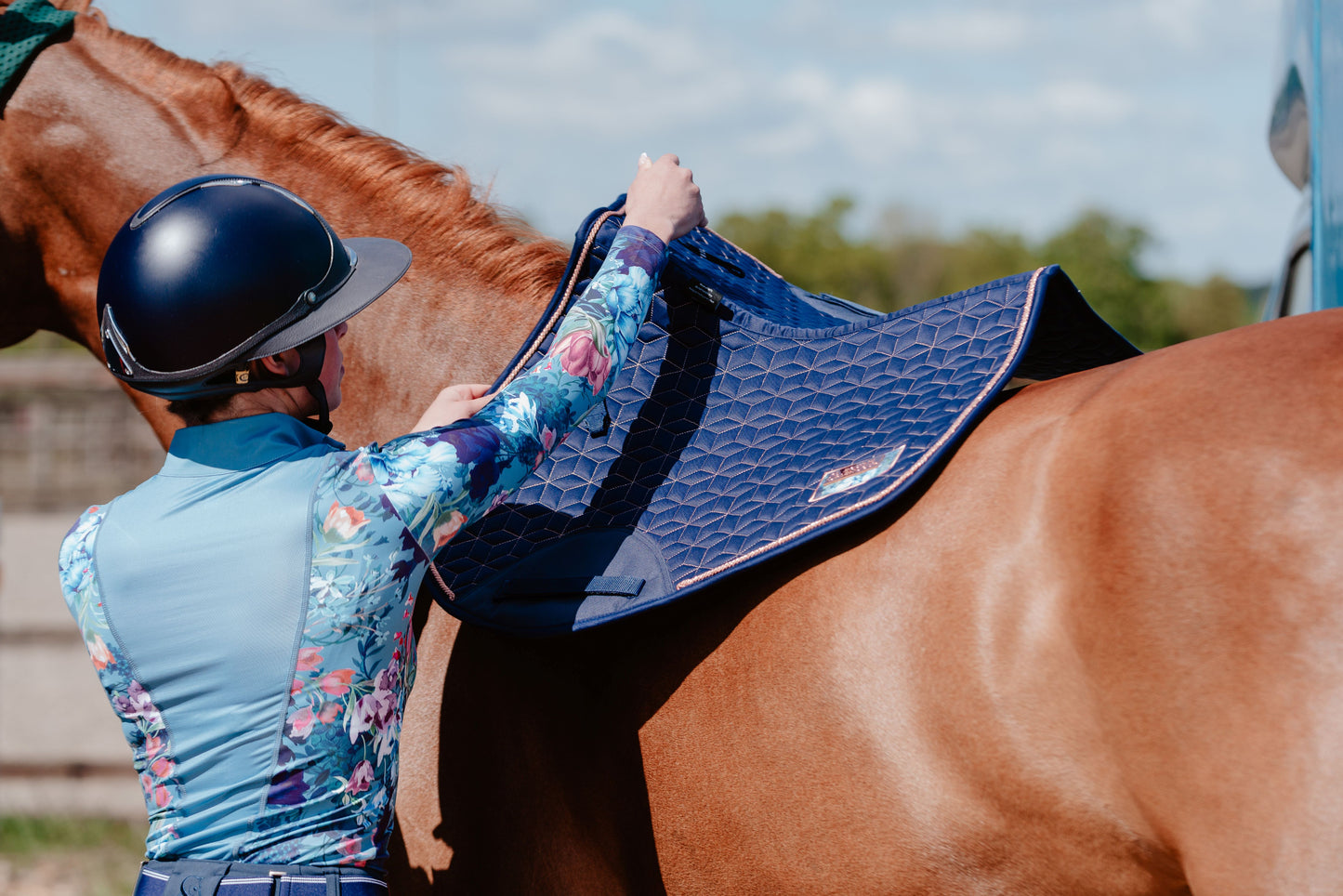Botanic Navy Long Sleeve Base Layer
