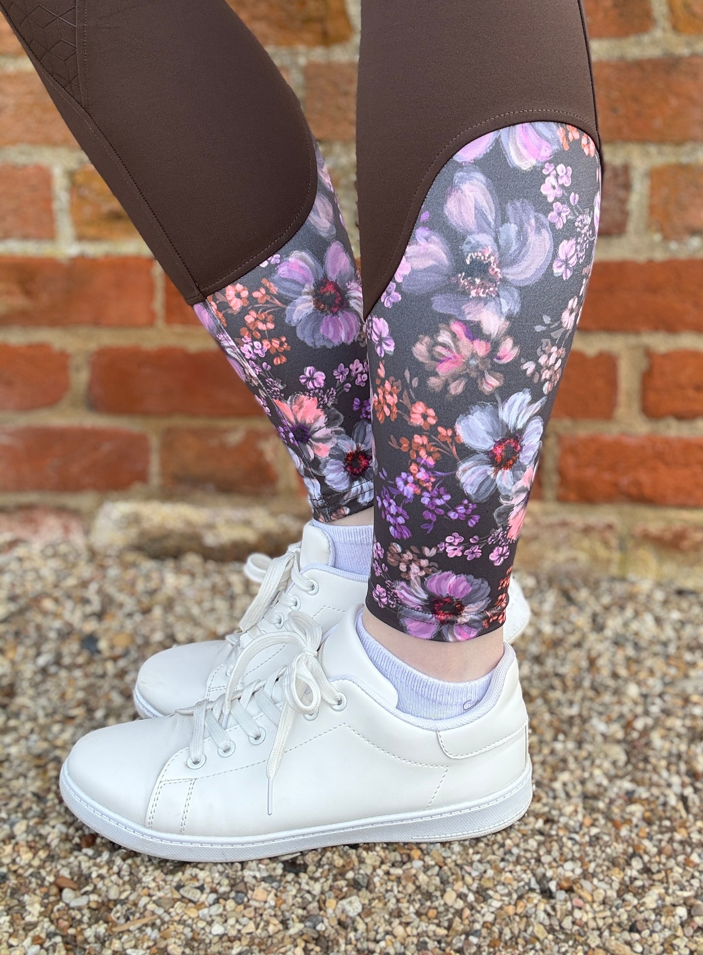 Rich Chocolate Riding Leggings (Non Silicone)