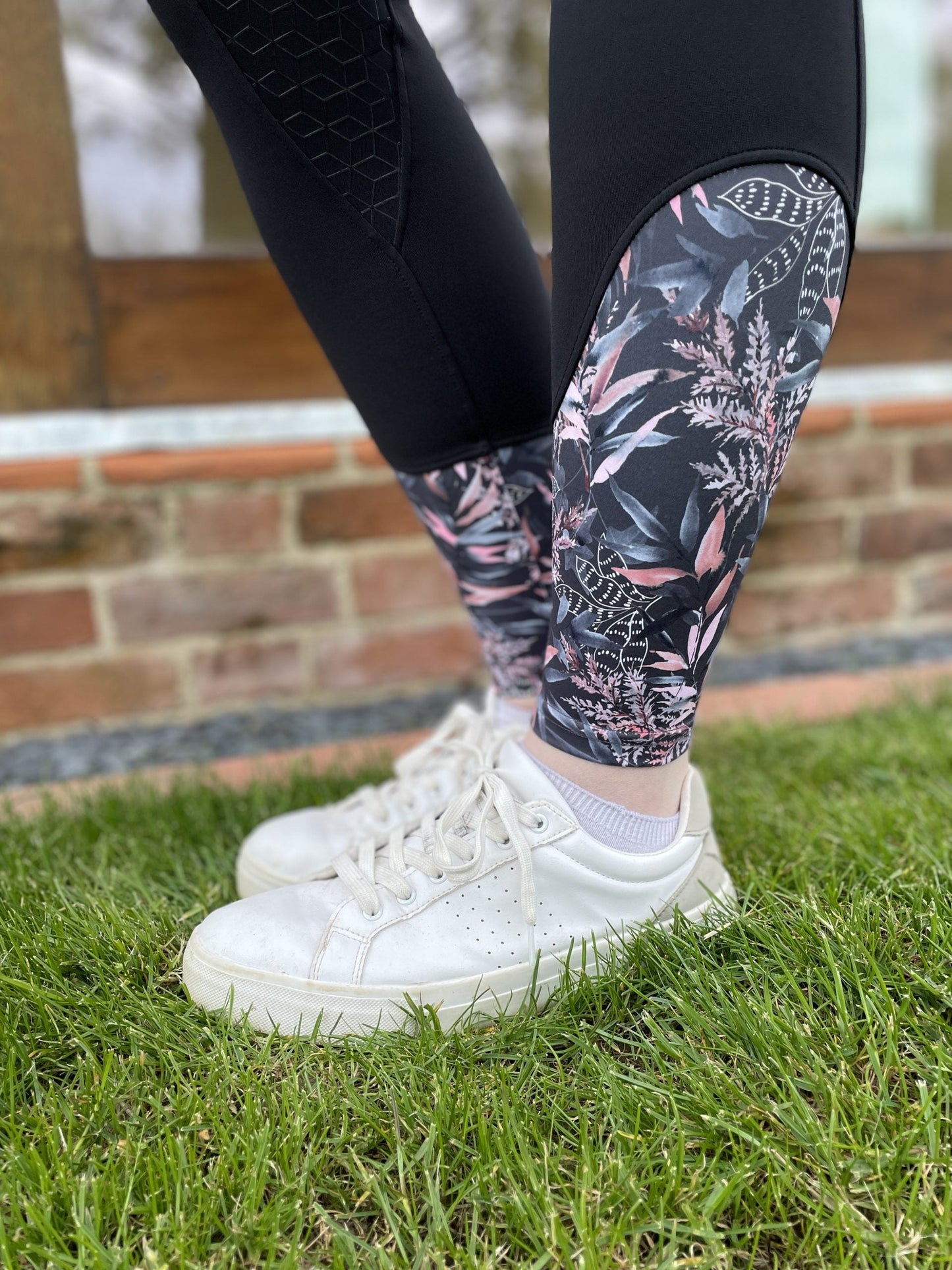 Secret Garden Black Standard Riding Leggings/Tights (Non Silicone)