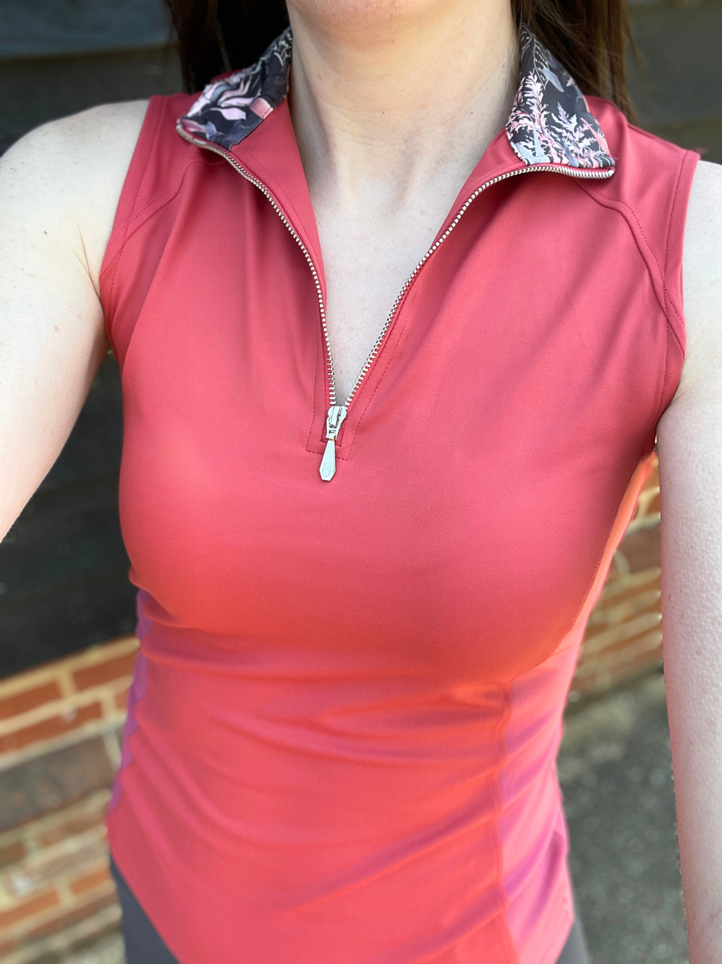 Secret Garden Pink Sleeveless Base Layer