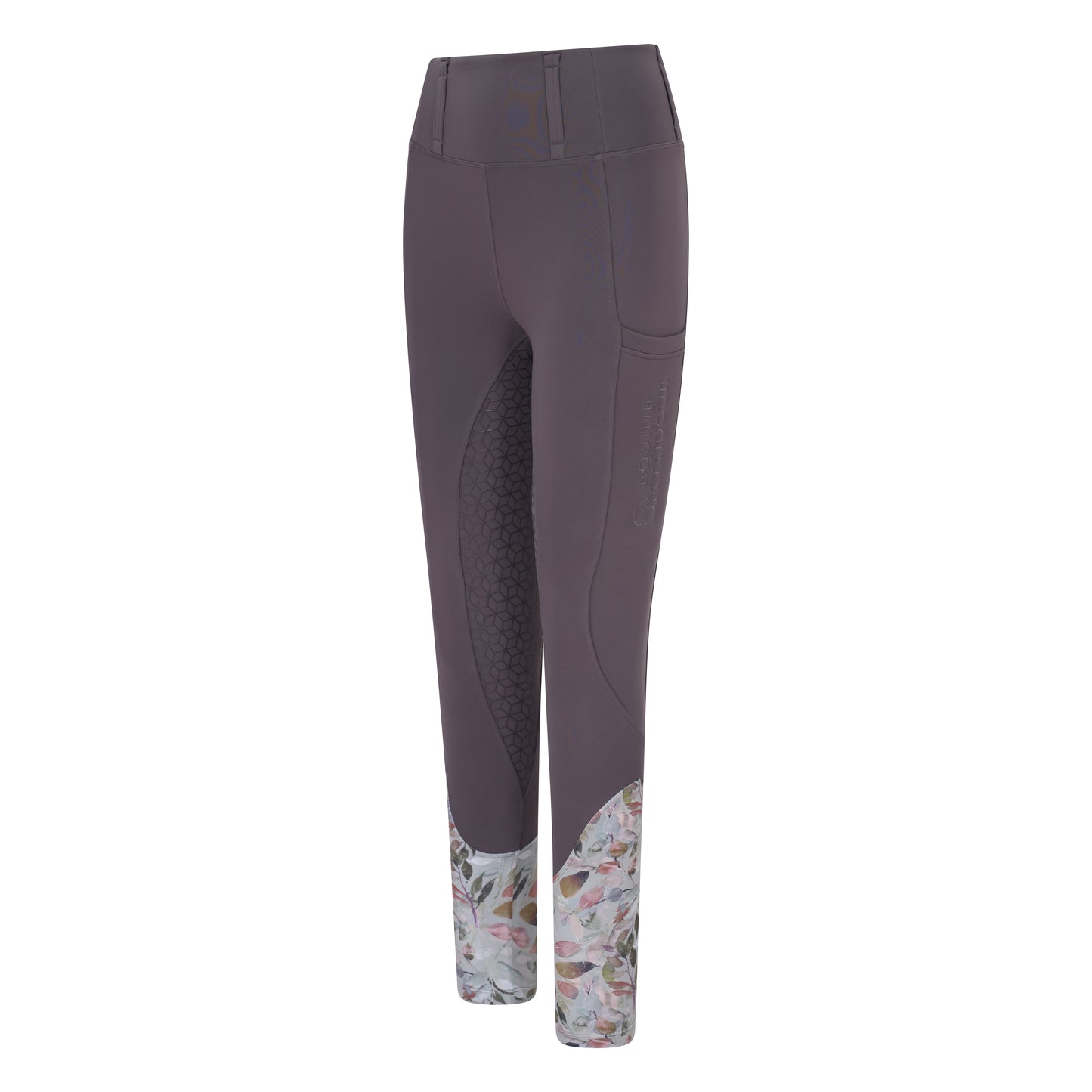 Misty Grey All Season Full Seat Riding Leggings/Tights - Water Resistant