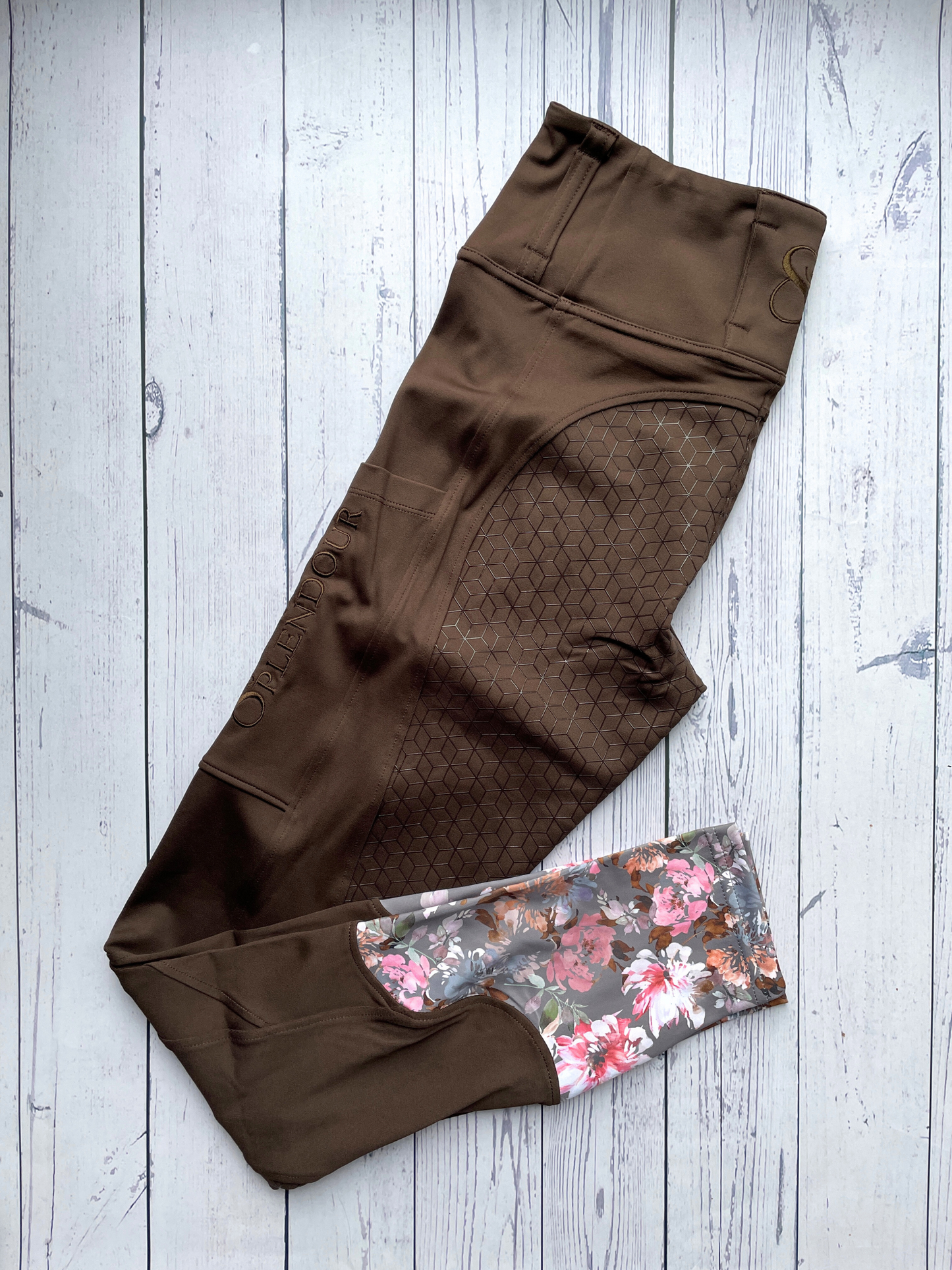 Chocolate Indulgence Full Seat Standard Riding Leggings/Tights