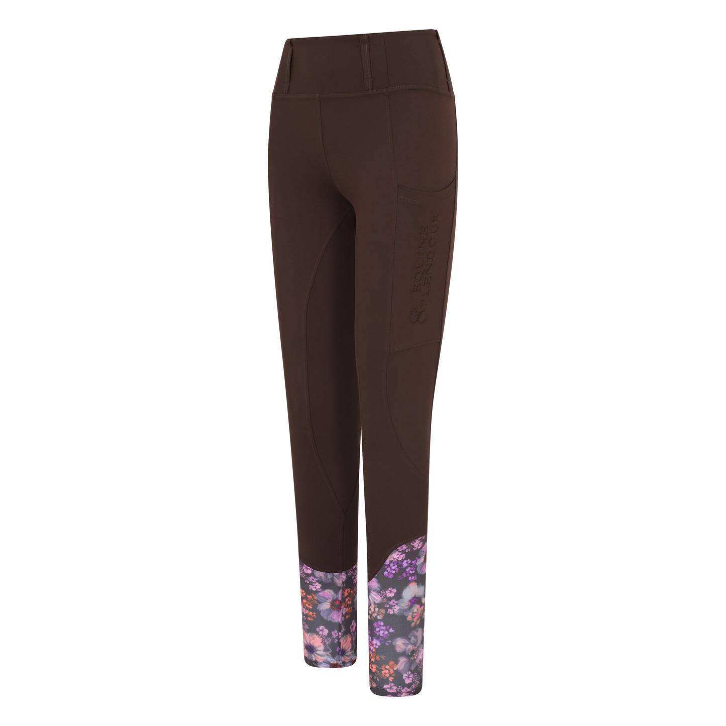 Rich Chocolate Standard Riding Leggings/Tights (Non Silicone)