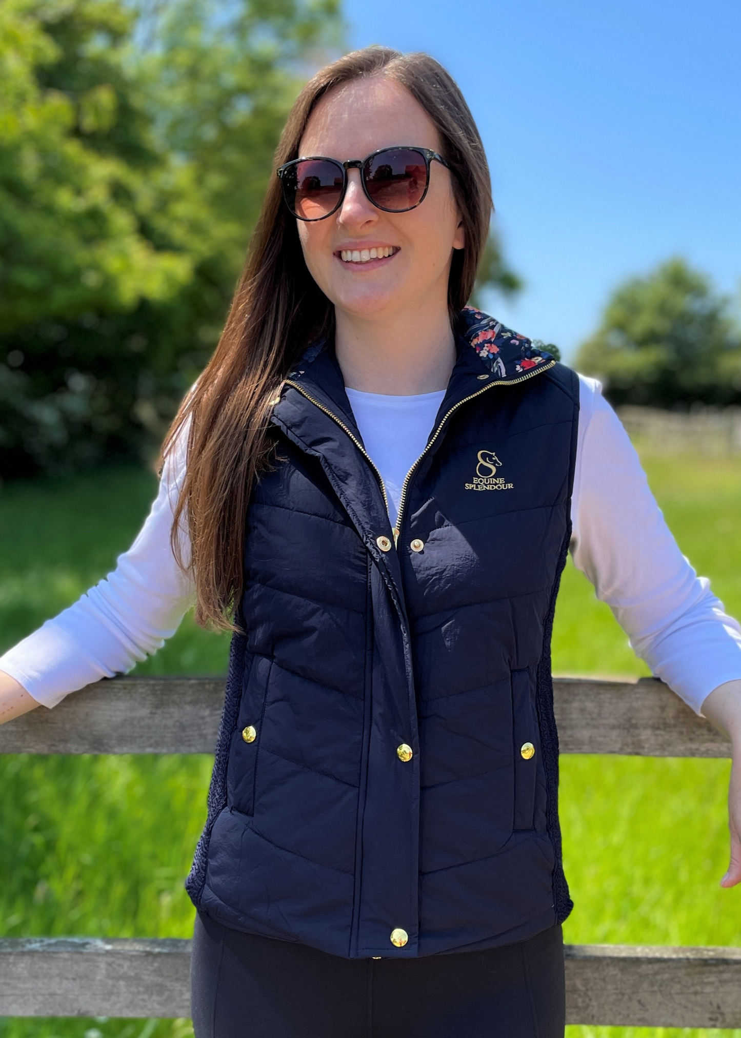 Autumn Navy Gilet