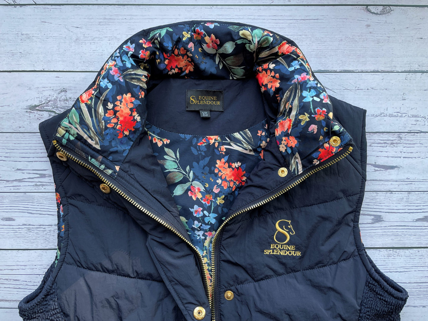 Autumn Navy Gilet