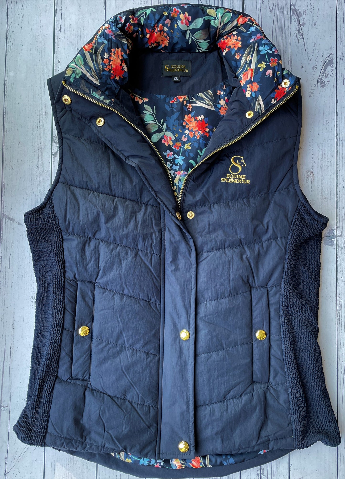 Autumn Navy Gilet