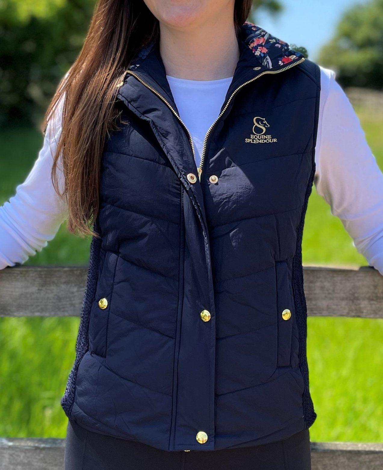 Autumn Navy Gilet