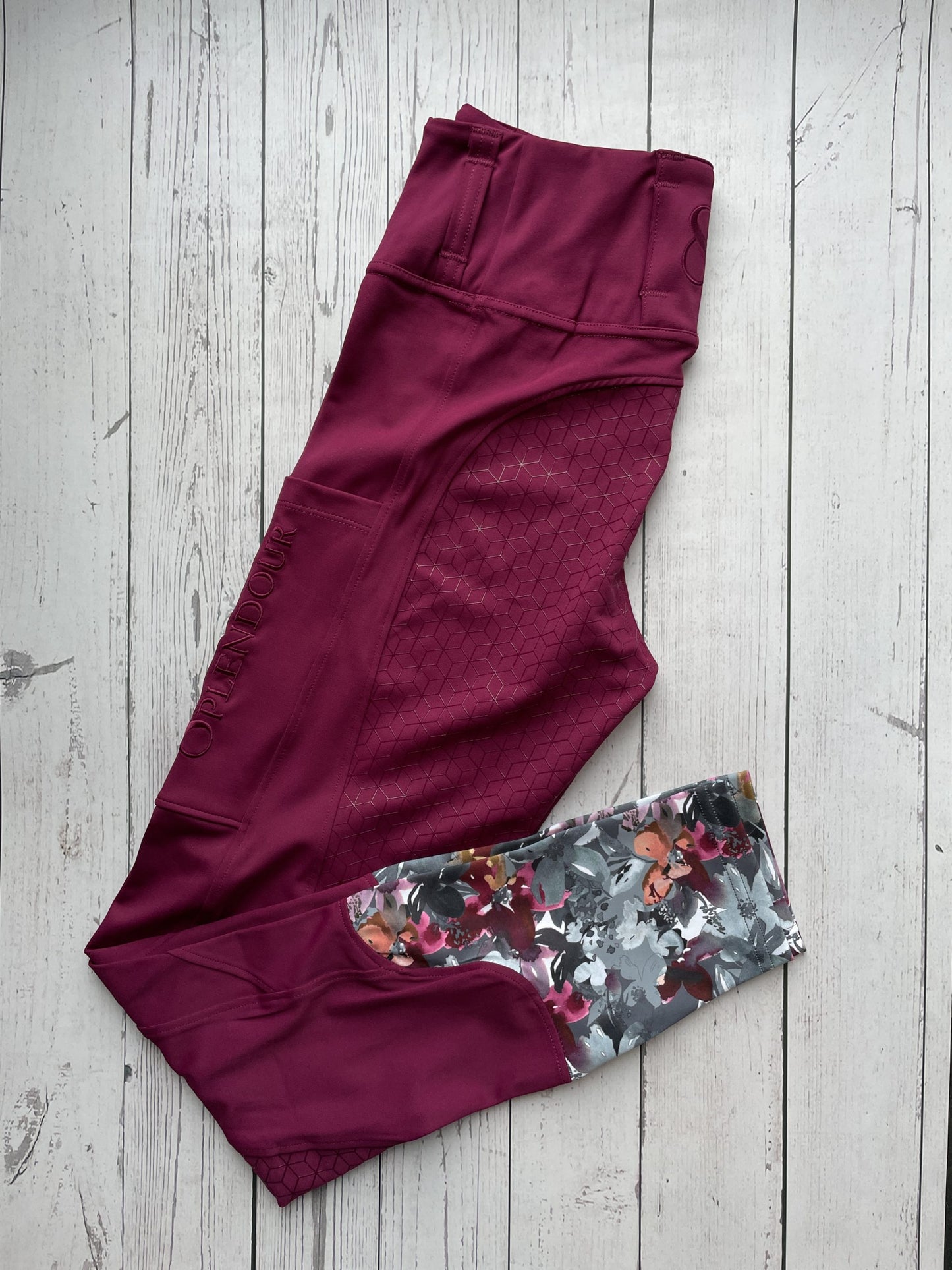 Wild Magenta Full Seat Riding Leggings