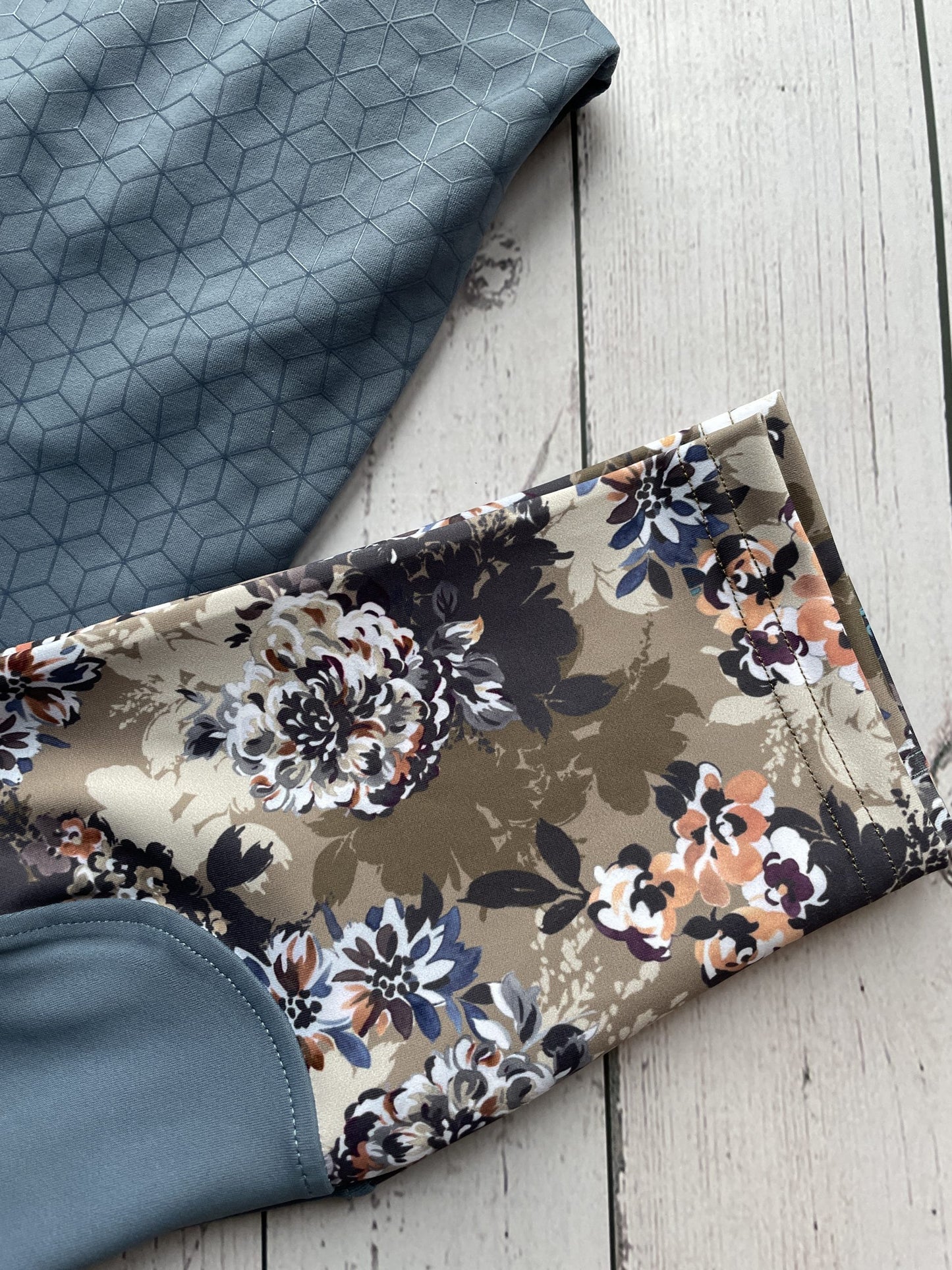 Dusky Blue Full Seat Riding Leggings