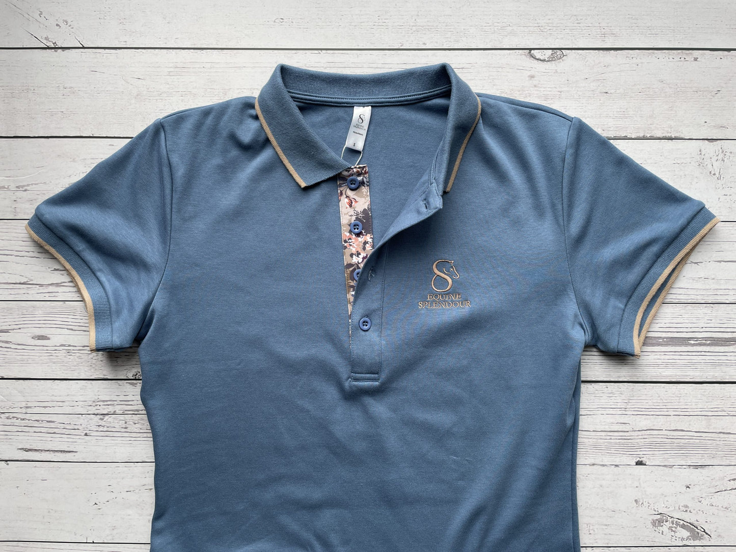 Dusky Blue Polo Shirt