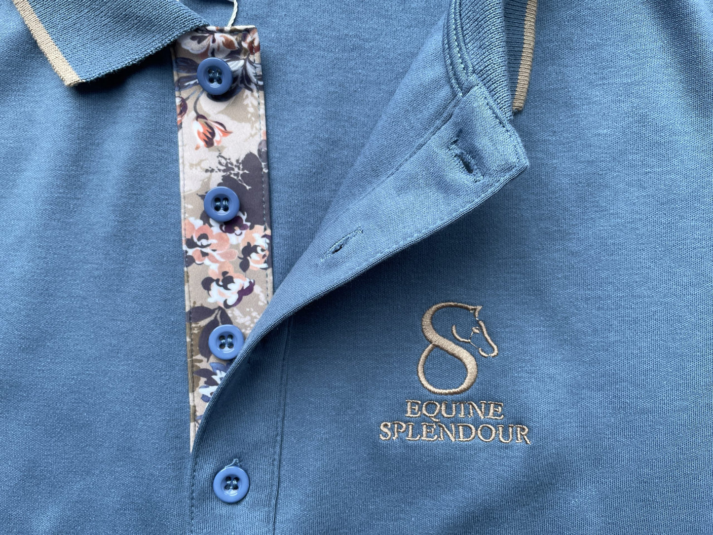 Dusky Blue Polo Shirt