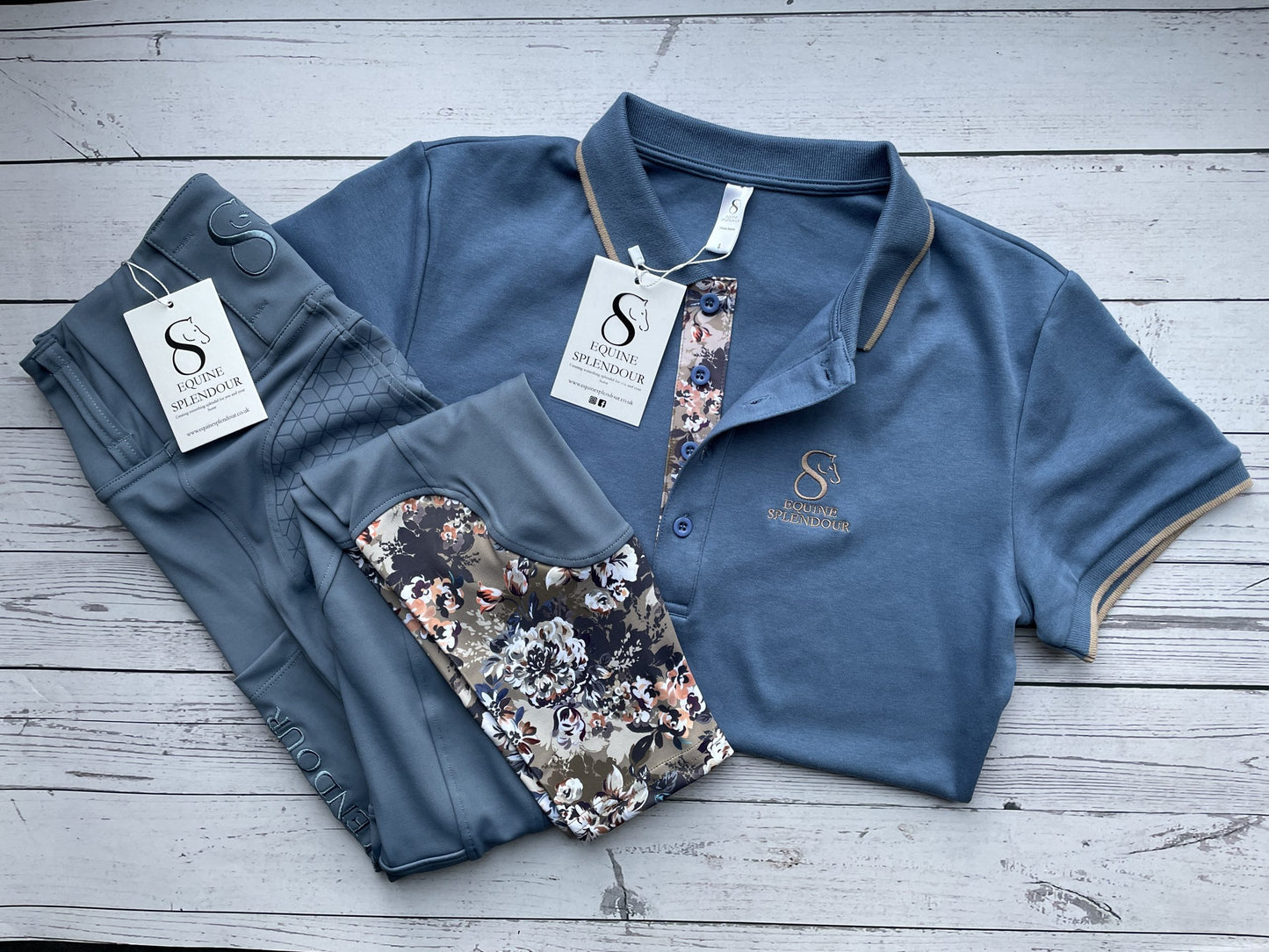 Dusky Blue Polo Shirt