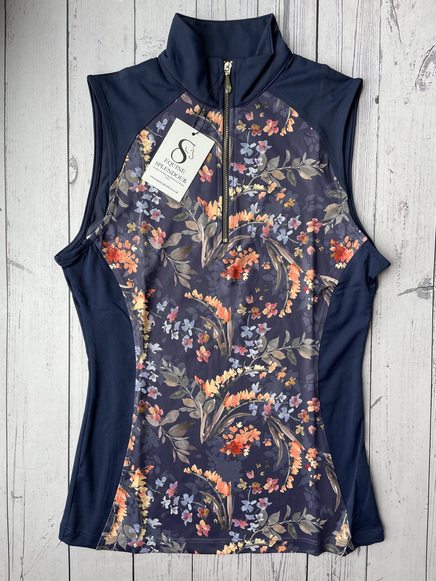 Autumn Navy Sleeveless Base Layer