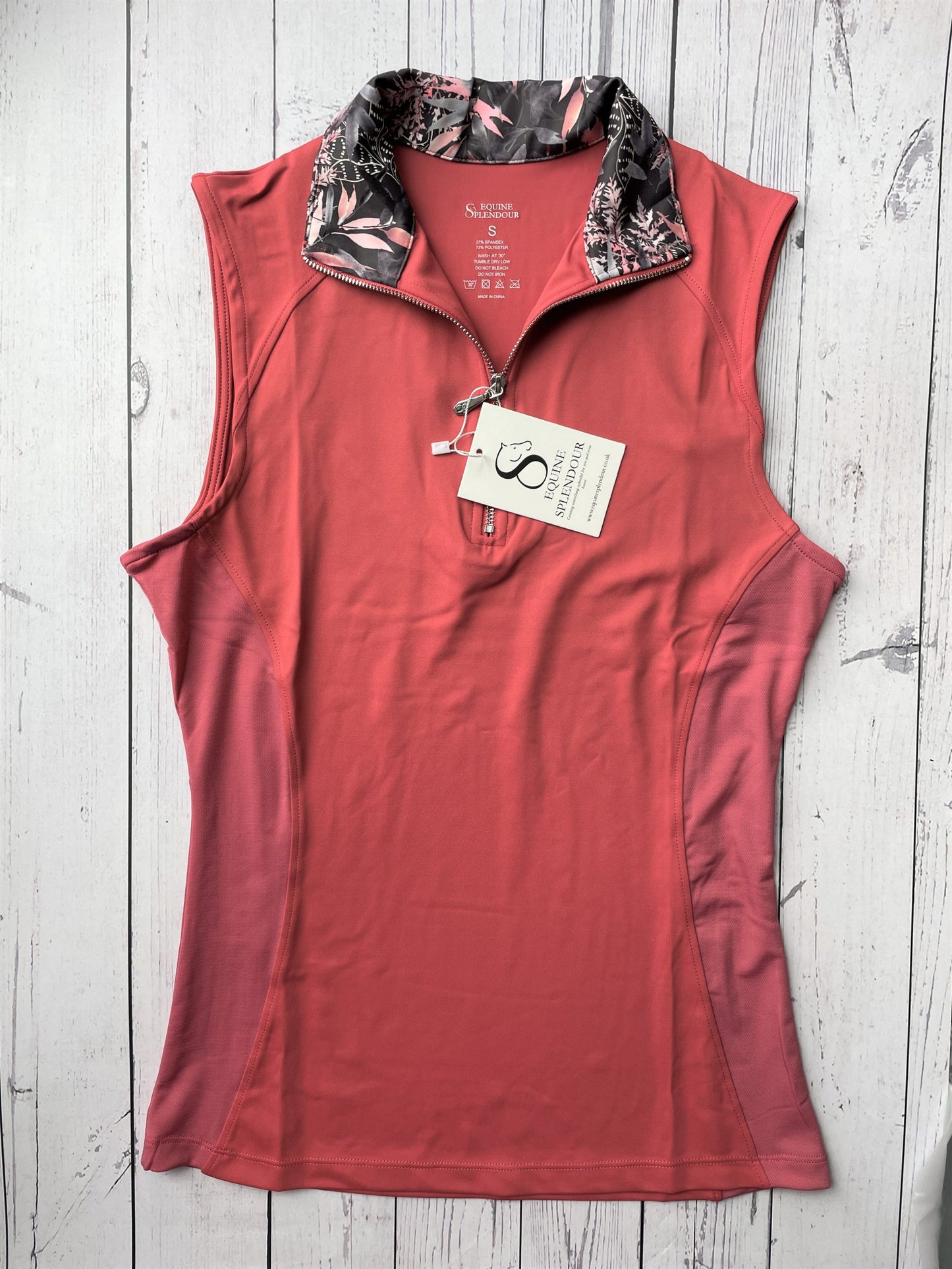 Secret Garden Pink Sleeveless Base Layer