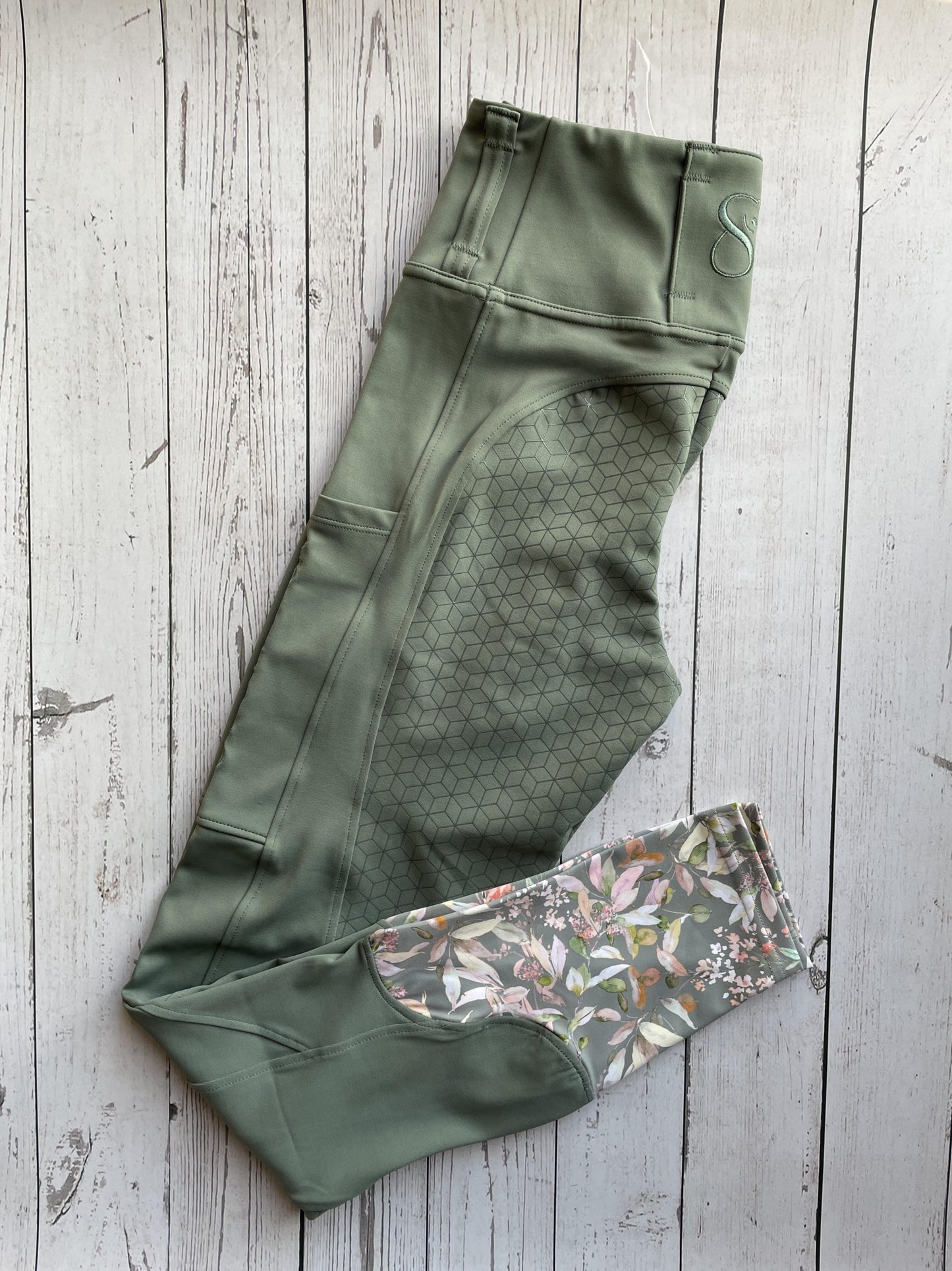Olive Garden Full Seat Riding Leggings
