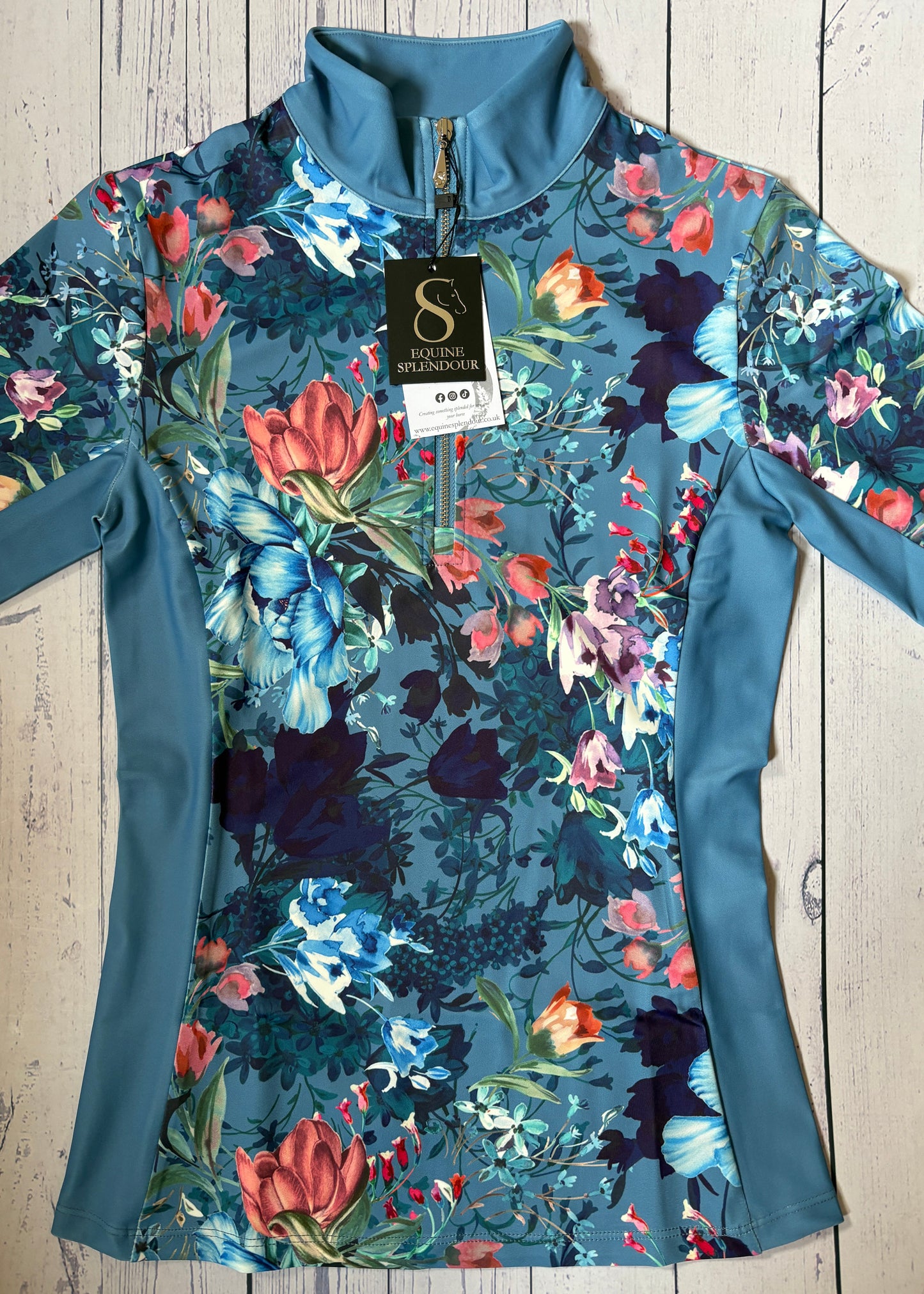 Botanic Navy Long Sleeve Base Layer