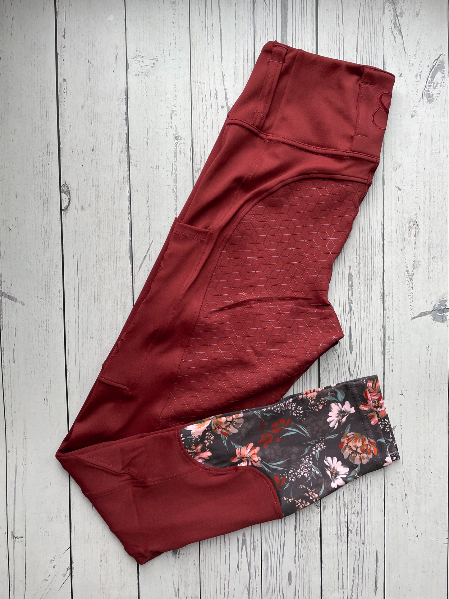 Rusty Red Full Seat Riding Leggings