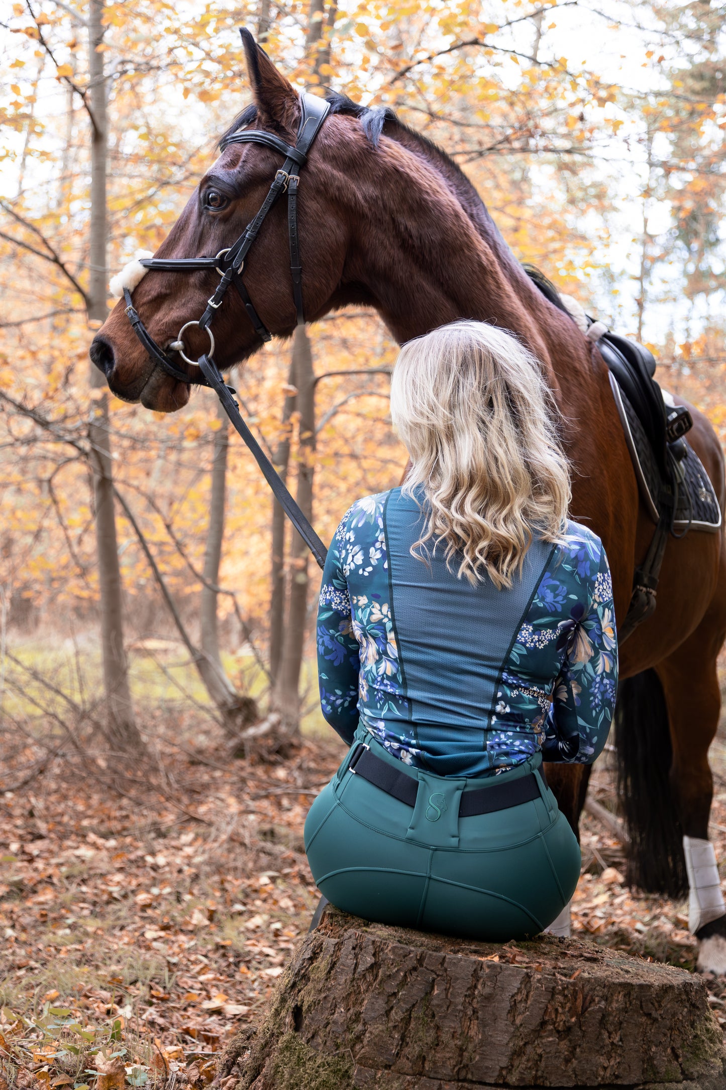 Forest Sensation All Season Riding Leggings/Tights (Non Silicone) - Water Resistant
