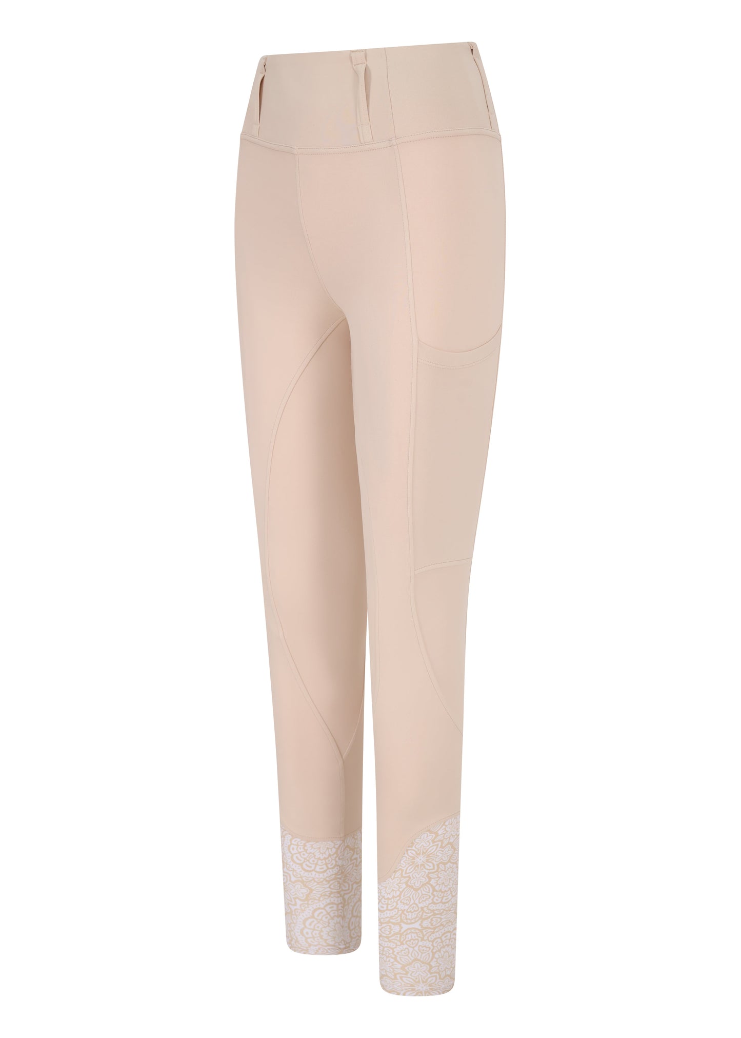 Custard Cream Competition Standard Riding Leggings/Tights (Non Silicone)