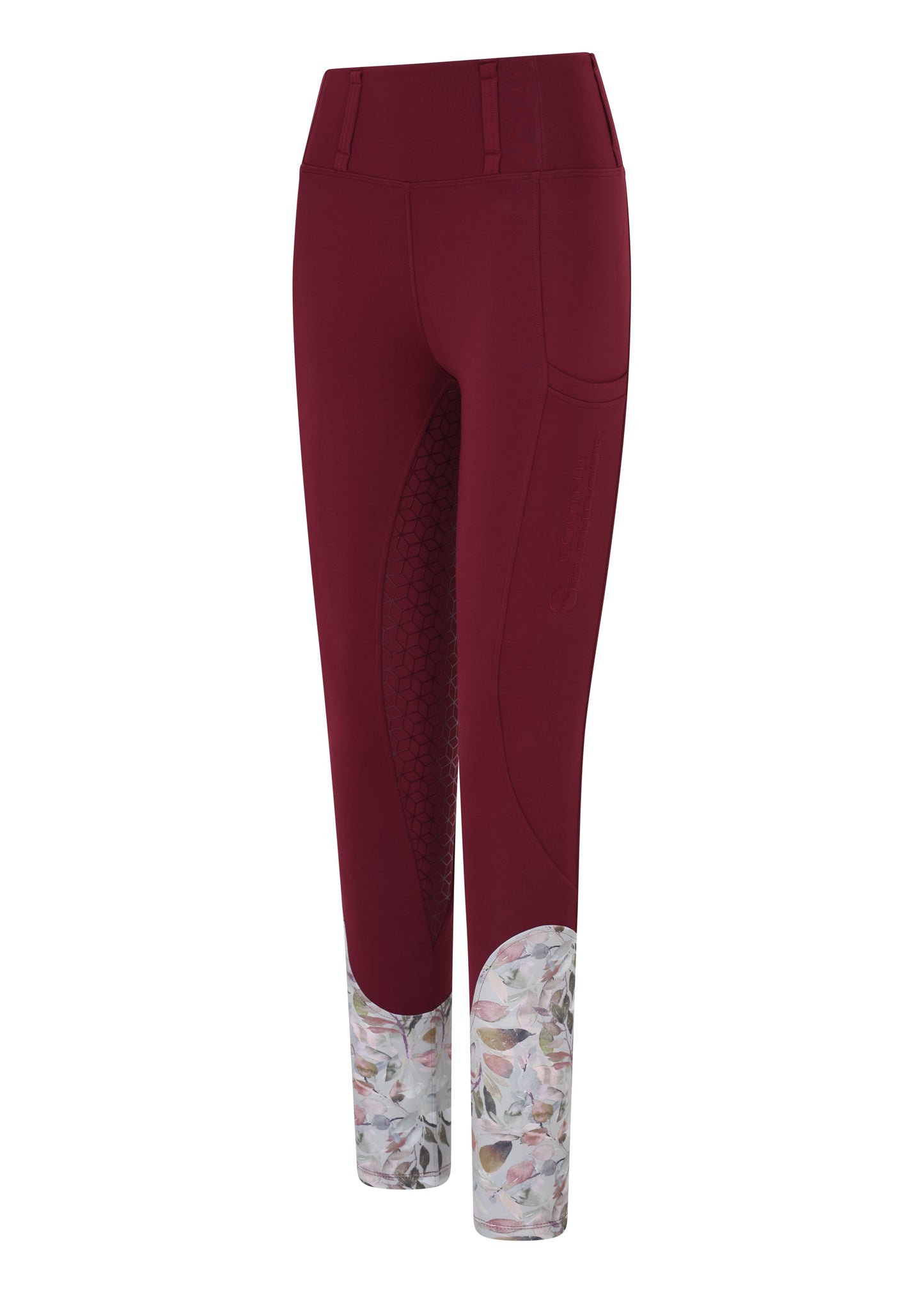 Deep Berry All Season Full Seat Riding Leggings/Tights - Water Resistant