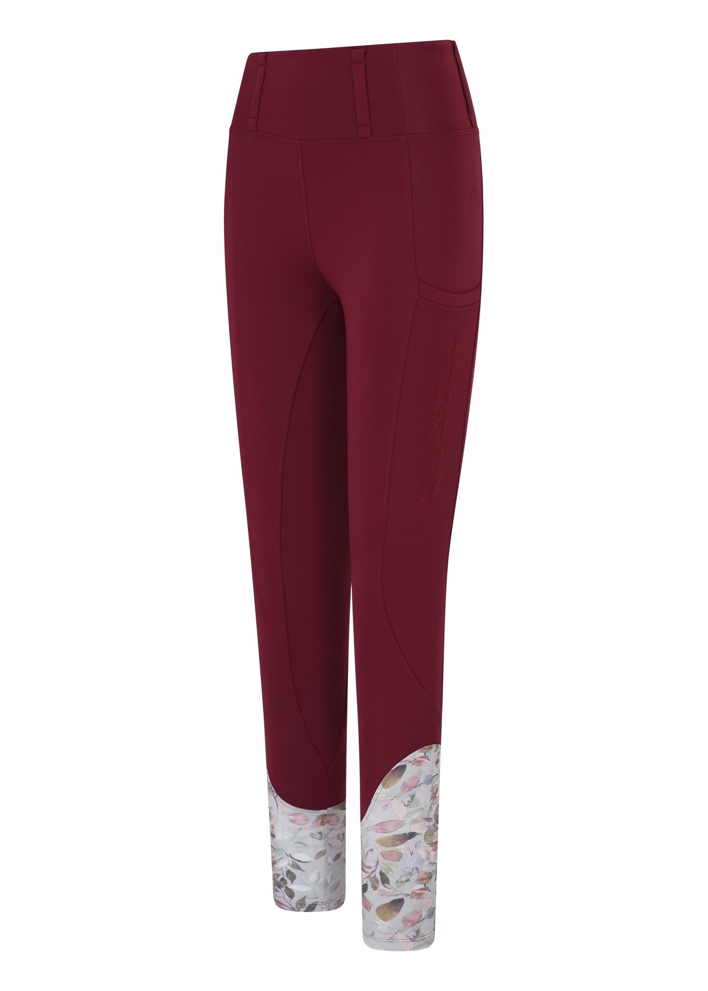 Deep Berry All Season Riding Leggings/Tights (Non Silicone) - Water Resistant