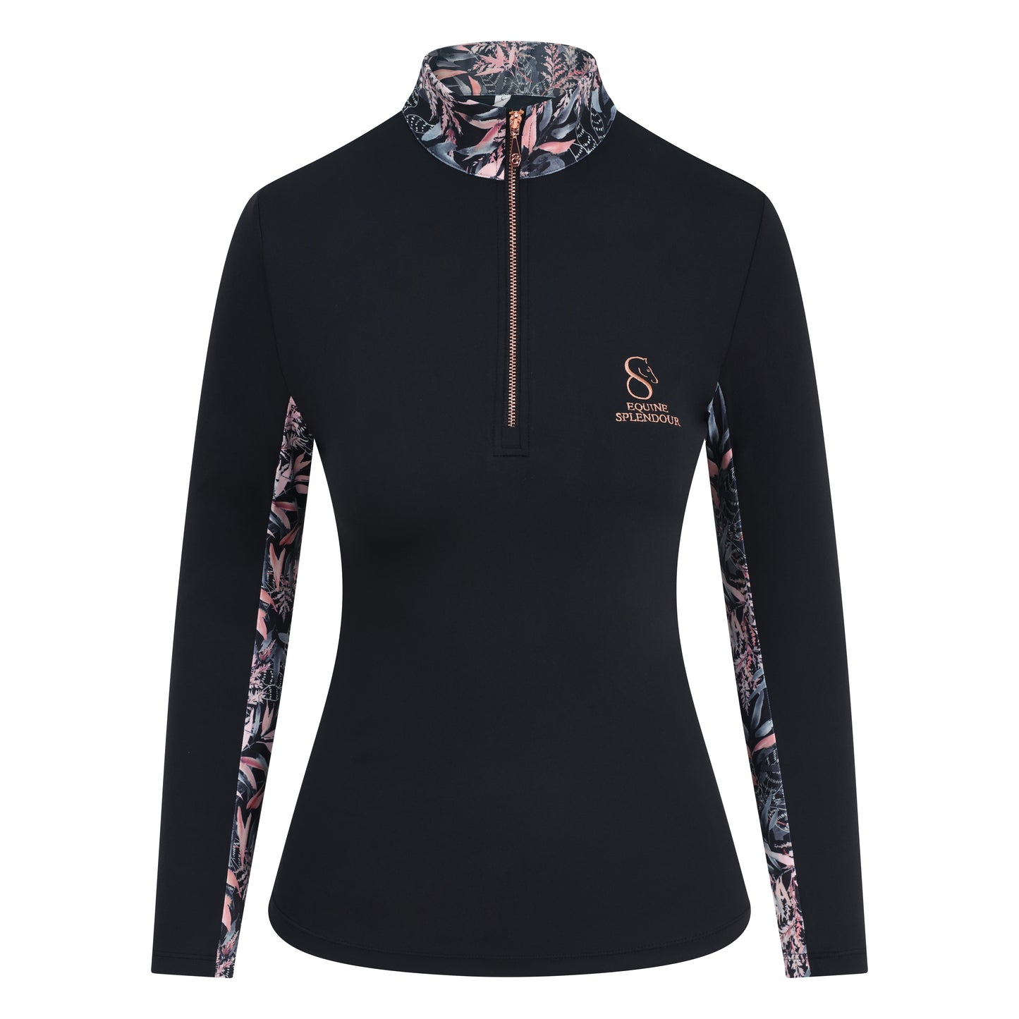 Secret Garden Black Long Sleeve Base Layer