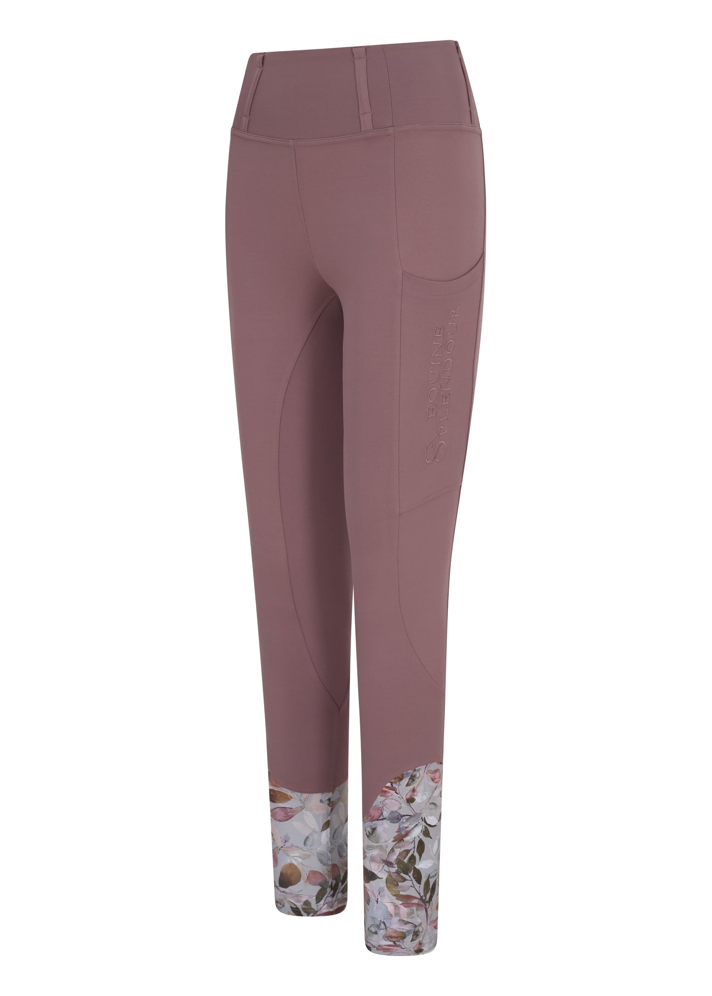 Misty Taupe Standard Riding Leggings/Tights (Non Silicone)