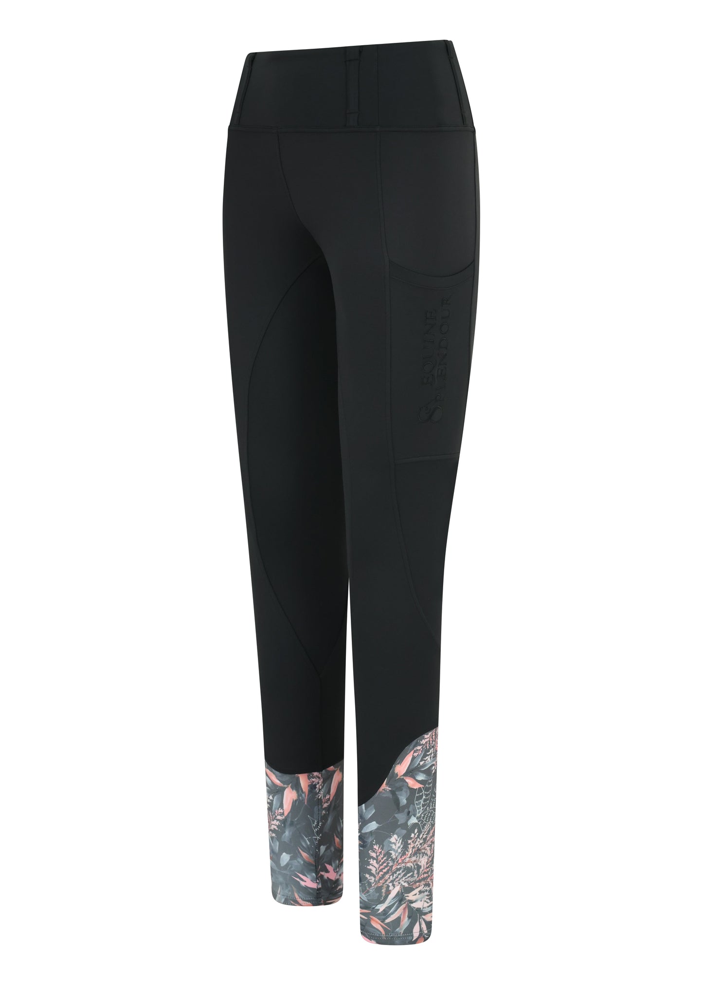 Secret Garden Black Standard Riding Leggings/Tights (Non Silicone)