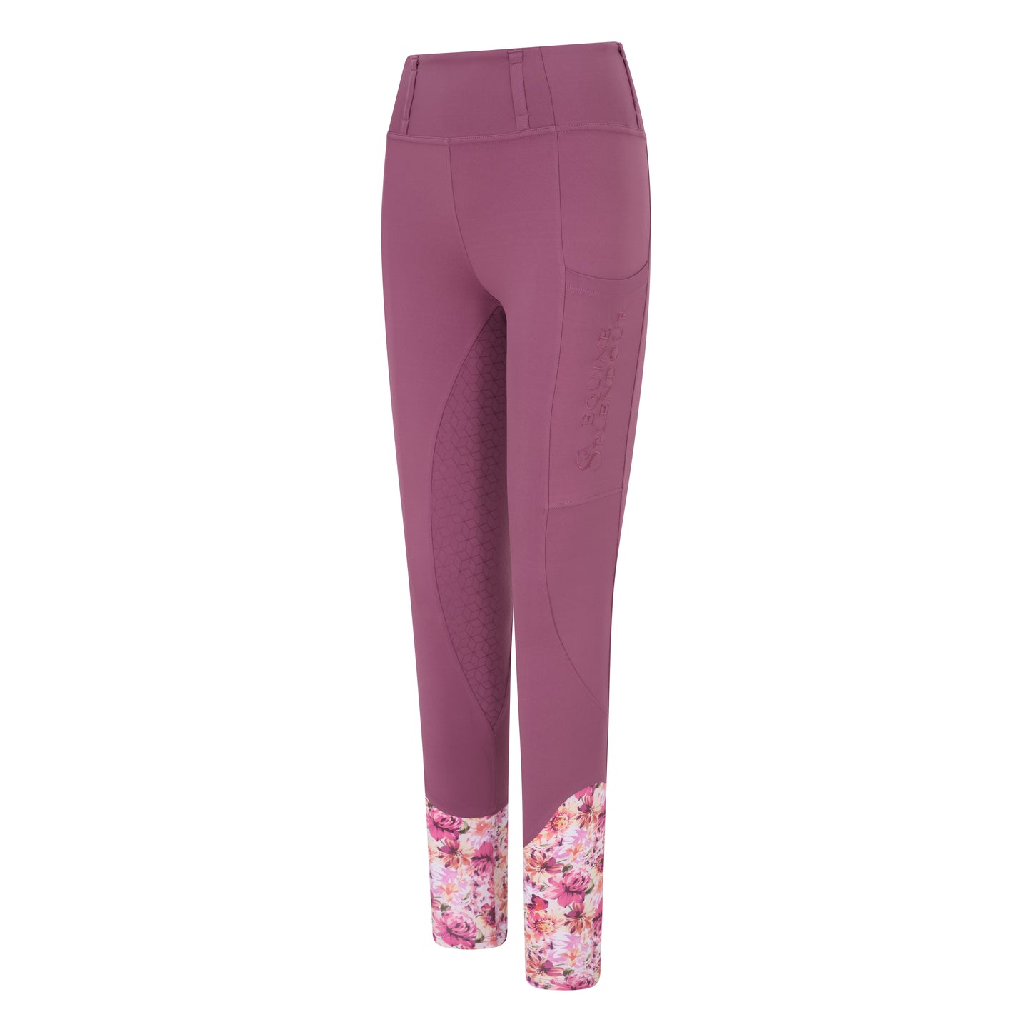 Spring Pink Full Seat Standard Riding Leggings/Tights
