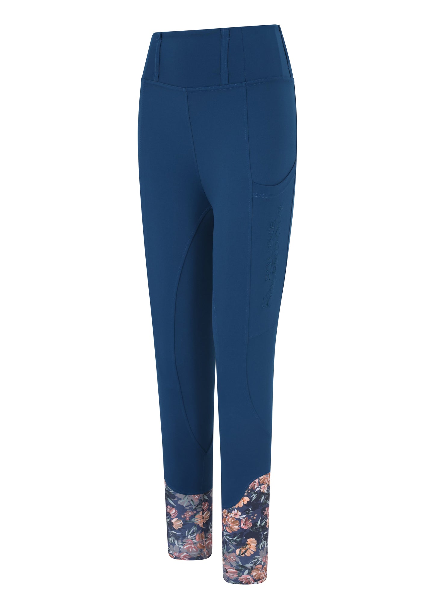 Teal Delight Standard Riding Leggings/Tights (Non Silicone)